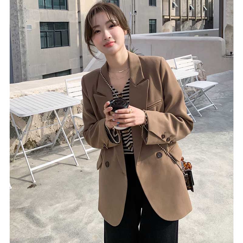 ミディ丈テーラードジャケット(2colors)