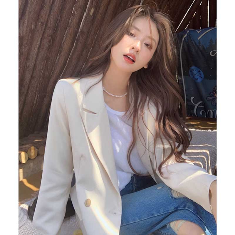 ミディ丈テーラードジャケット(2colors)