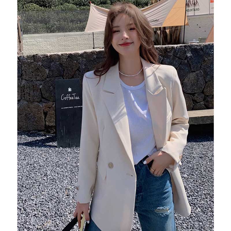 ミディ丈テーラードジャケット(2colors)