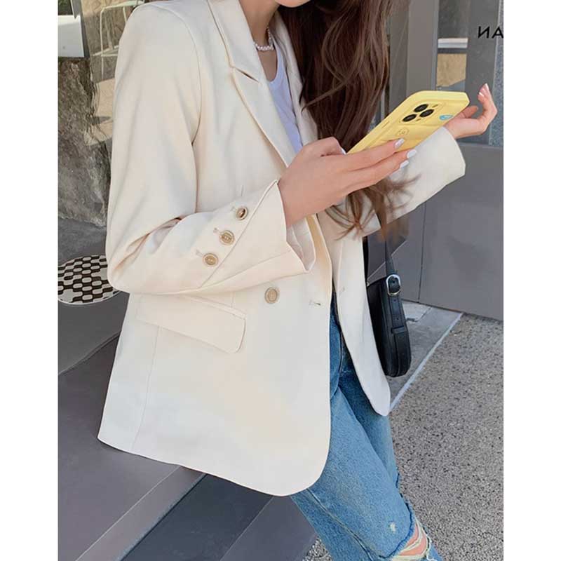 ミディ丈テーラードジャケット(2colors)