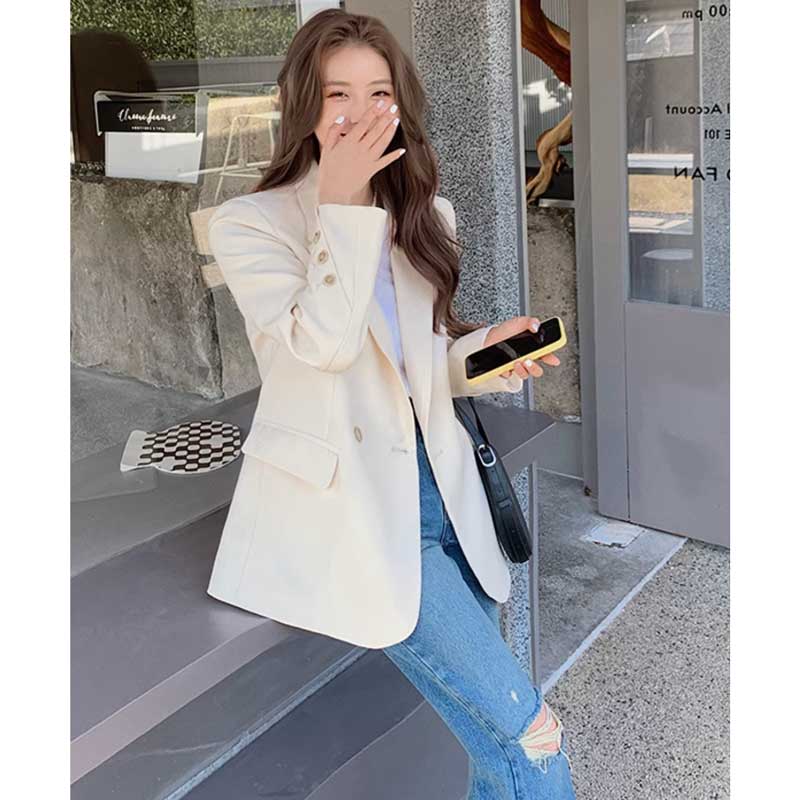 ミディ丈テーラードジャケット(2colors)