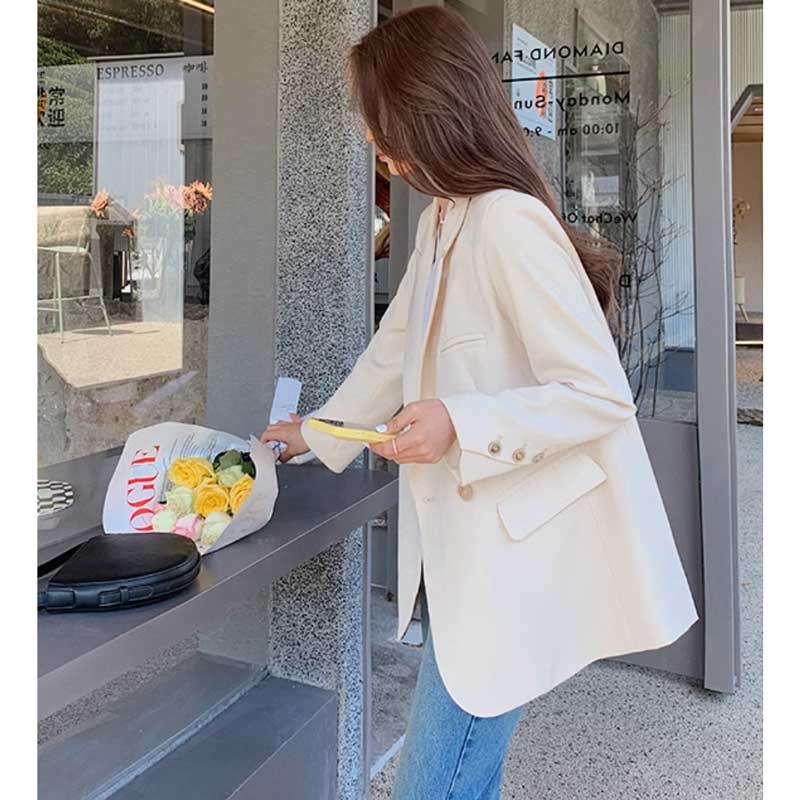 ミディ丈テーラードジャケット(2colors)