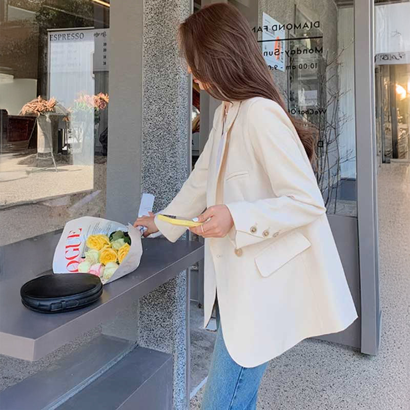 【即納】ミディ丈テーラードジャケット