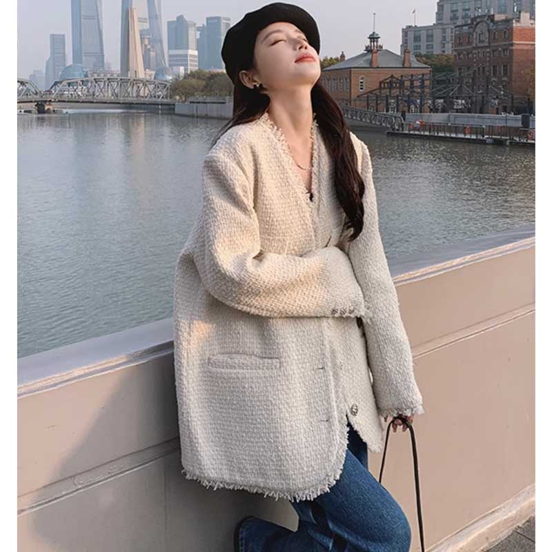 カットオフツイードジャケット