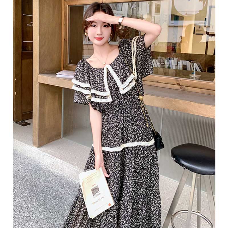 【即納】オフショルダーティアードワンピース