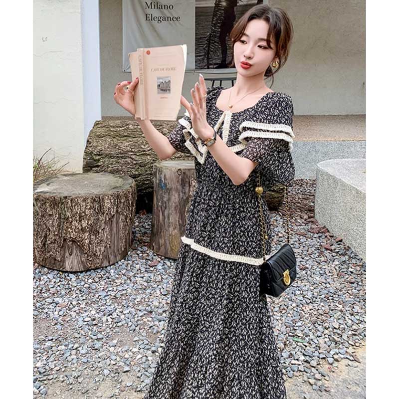 【即納】オフショルダーティアードワンピース