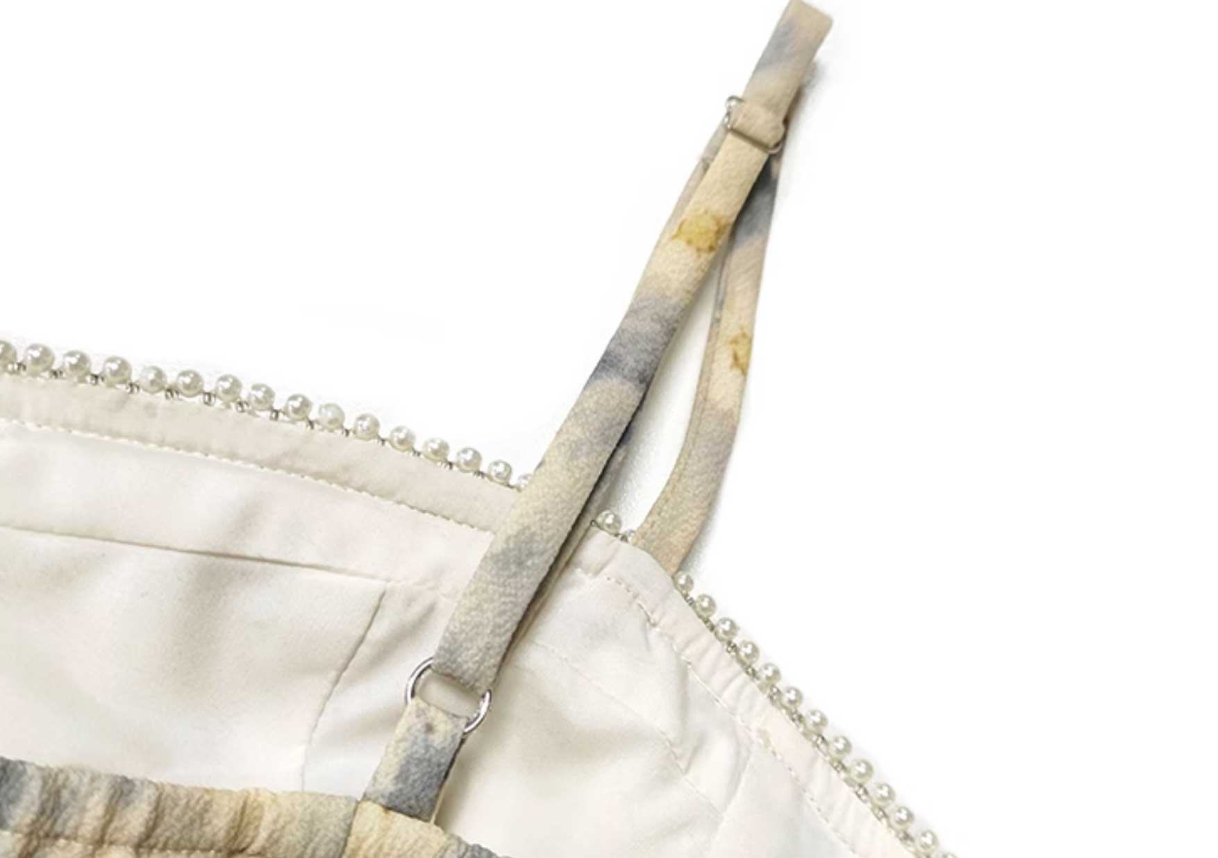 フラワーキャミソールワンピース