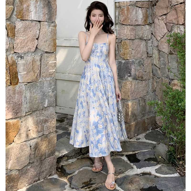 フラワーキャミソールワンピース