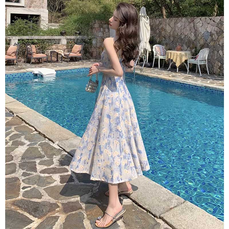 フラワーキャミソールワンピース