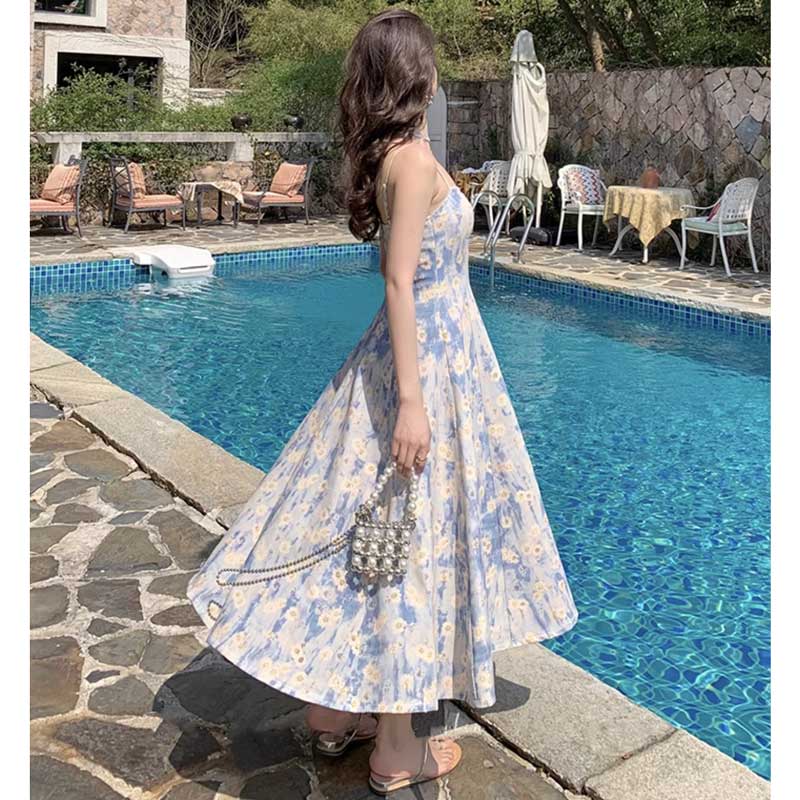 フラワーキャミソールワンピース