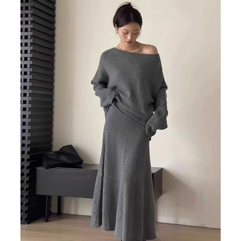 ルーズニットセットアップ(4colors)