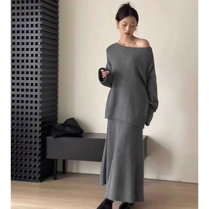 ルーズニットセットアップ(4colors)