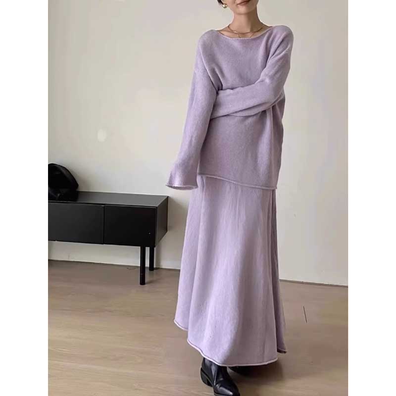 ルーズニットセットアップ(4colors)