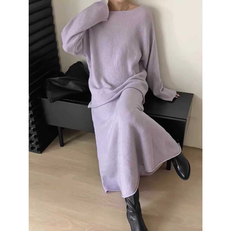 ルーズニットセットアップ(4colors)