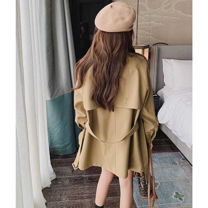 ラグランスリーブトレンチコート