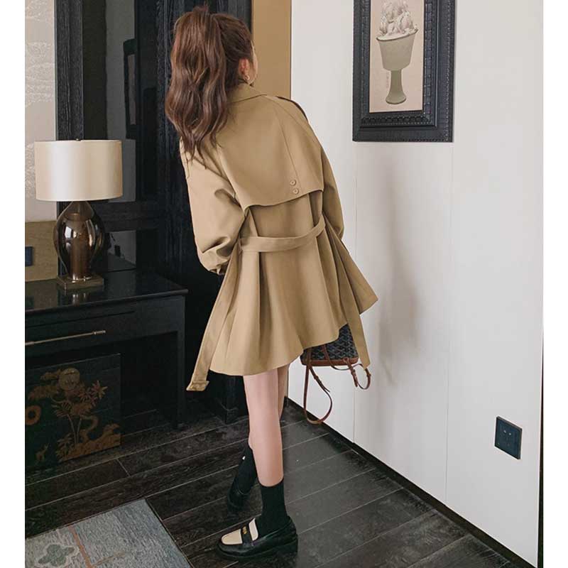 ラグランスリーブトレンチコート