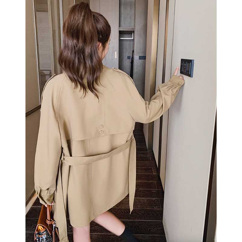 ラグランスリーブトレンチコート