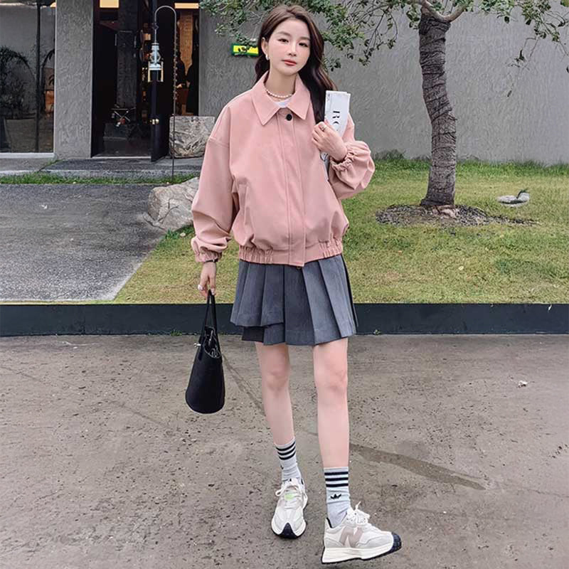 ドロップショルダーレザージャケット