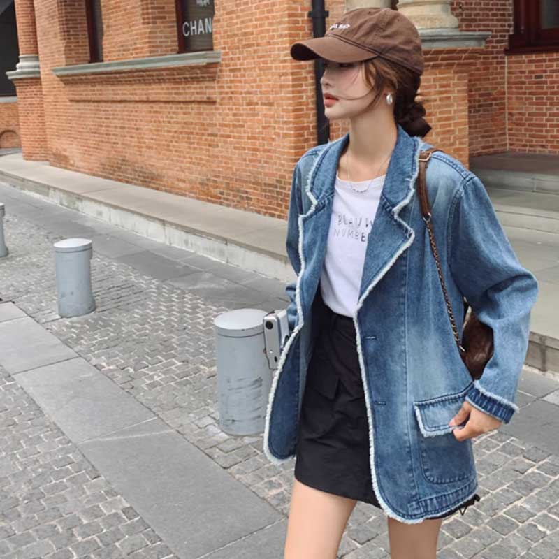 カットオフデニムジャケット