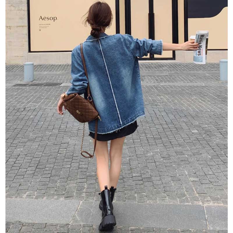 カットオフデニムジャケット