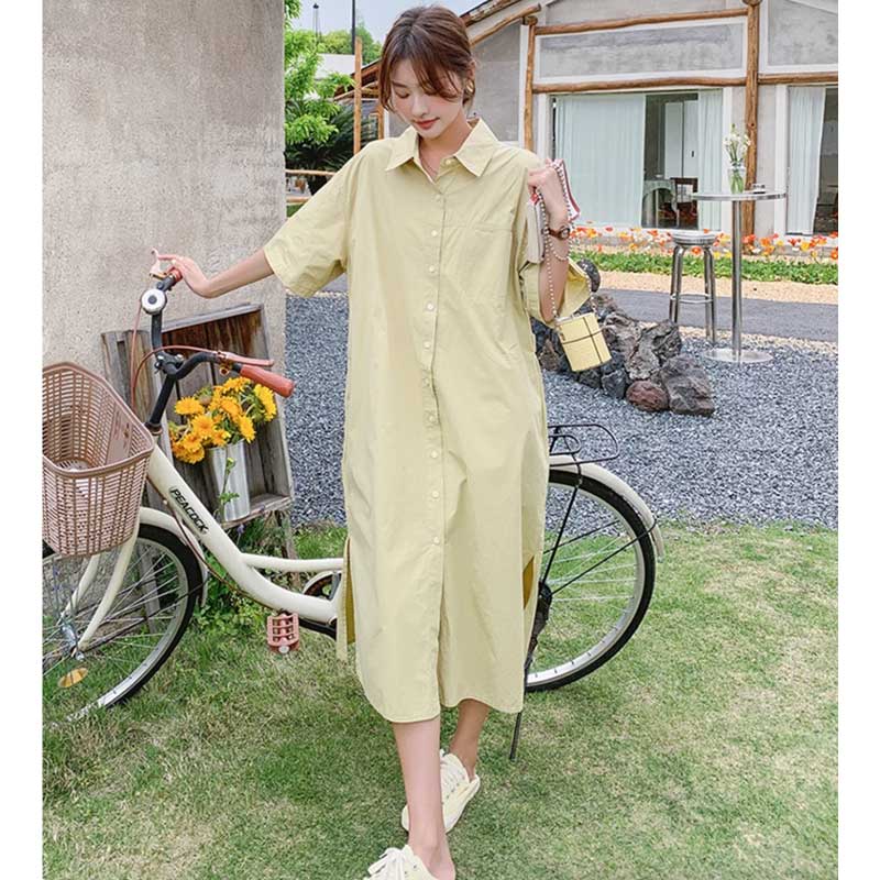 イエローシャツワンピース