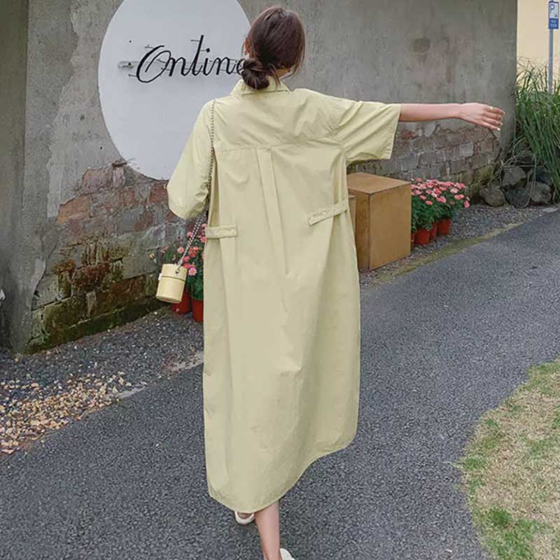 イエローシャツワンピース