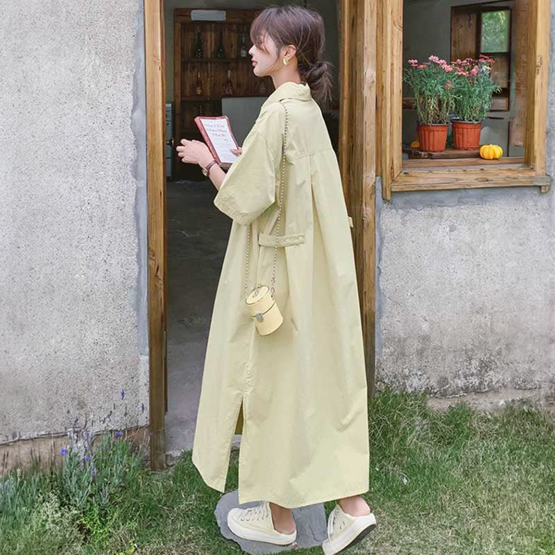 イエローシャツワンピース