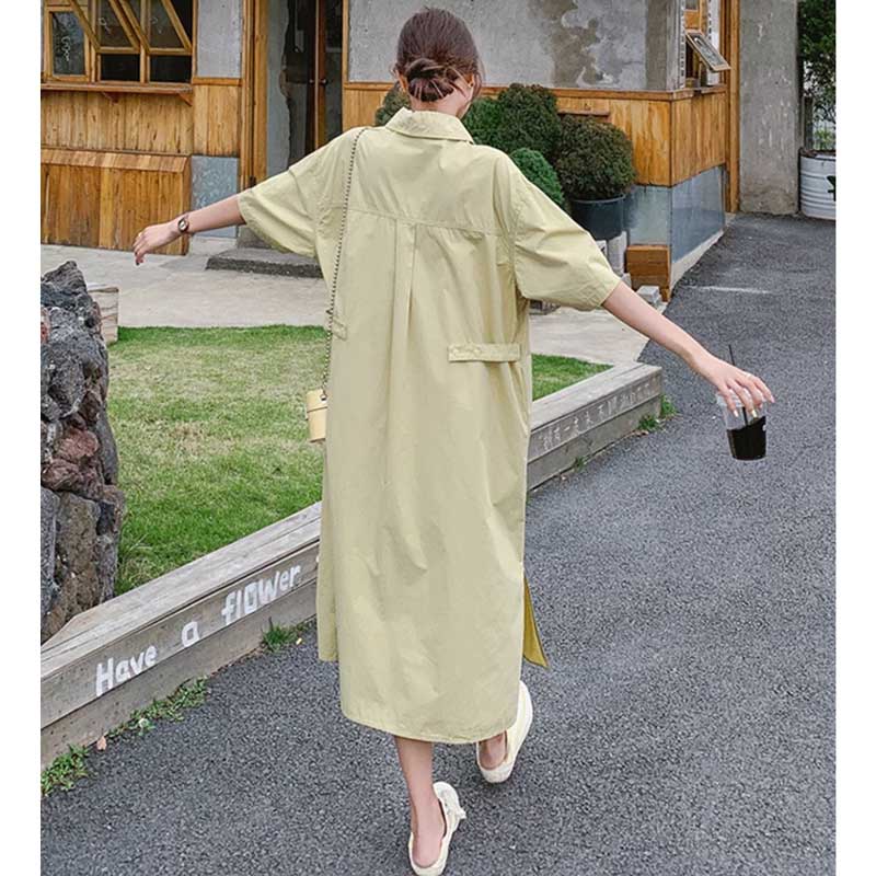 イエローシャツワンピース