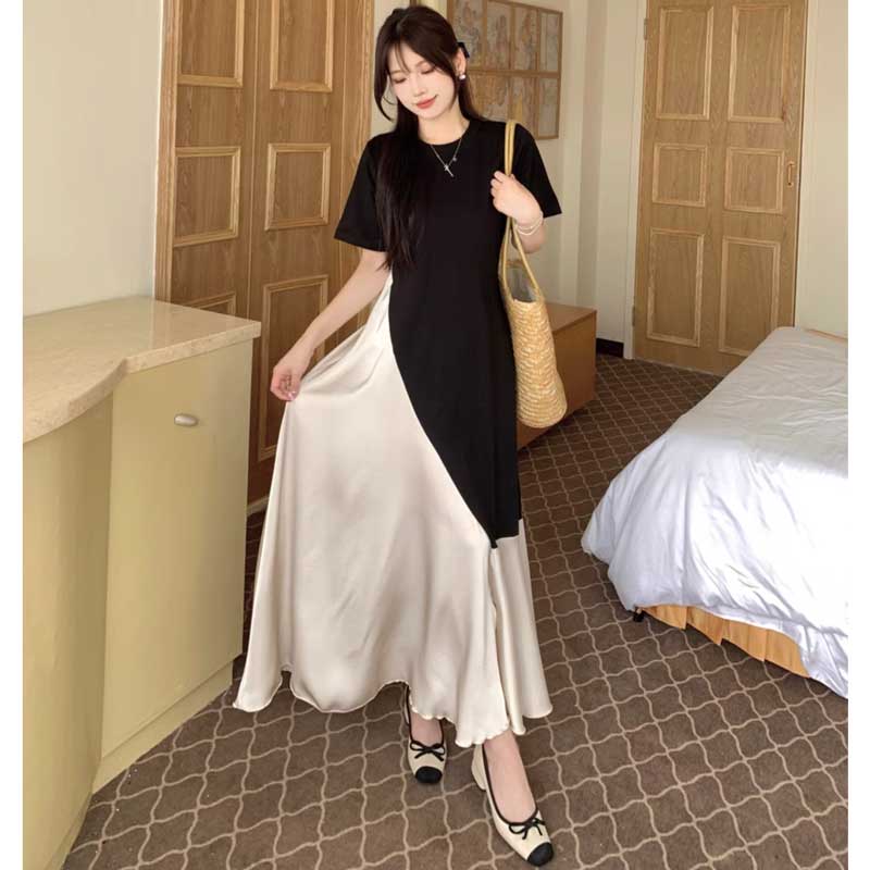 アシンメトリーツートンワンピース