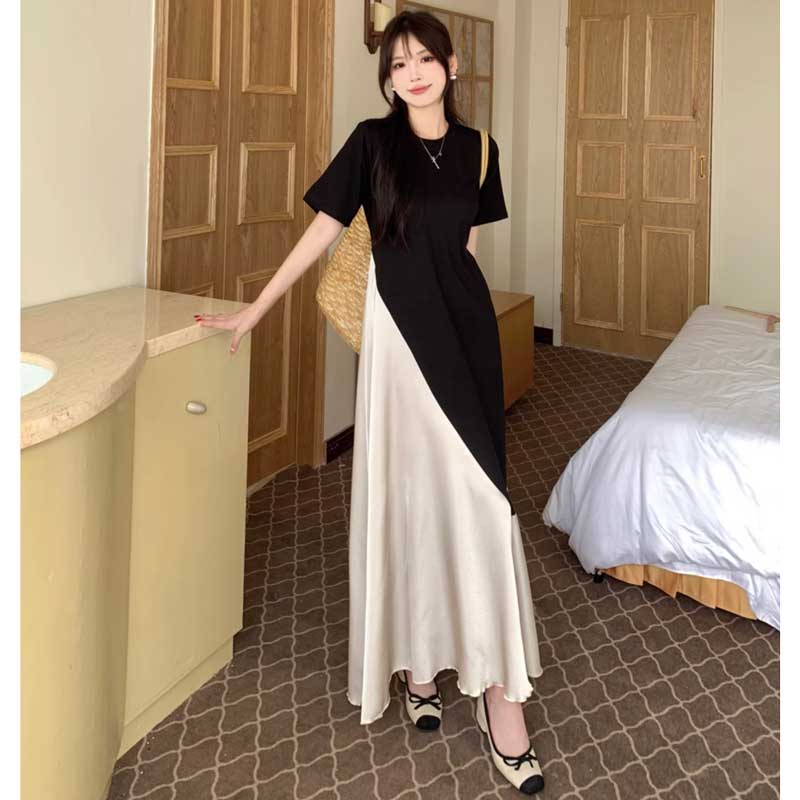 アシンメトリーツートンワンピース