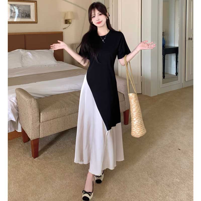 アシンメトリーツートンワンピース