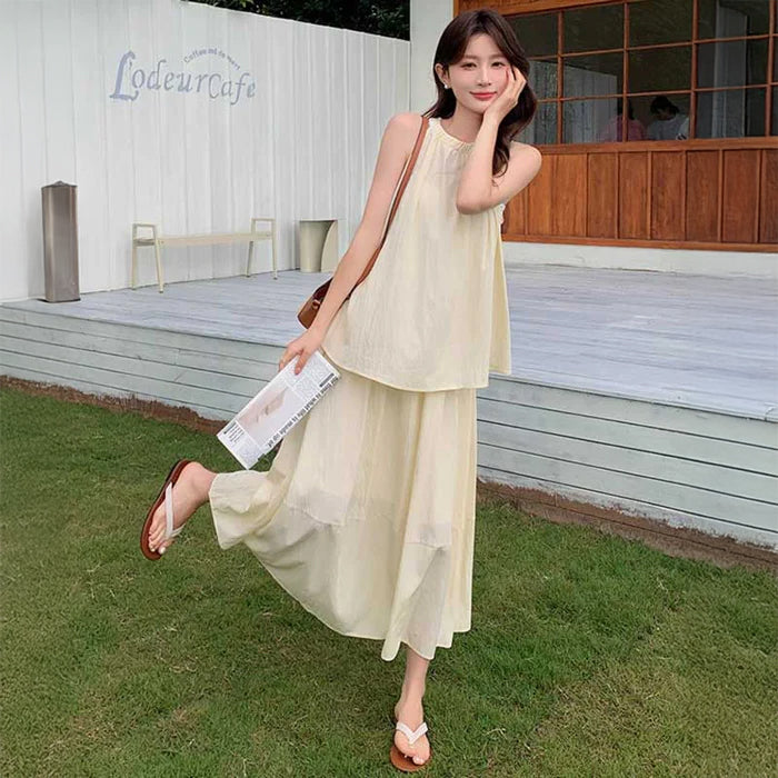 ノースリーブサマーセットアップ