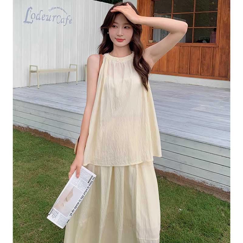 ノースリーブサマーセットアップ