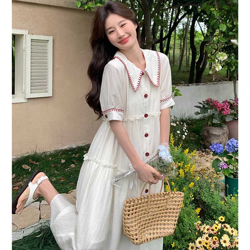 レトロティアードワンピース