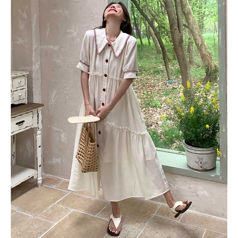 レトロティアードワンピース