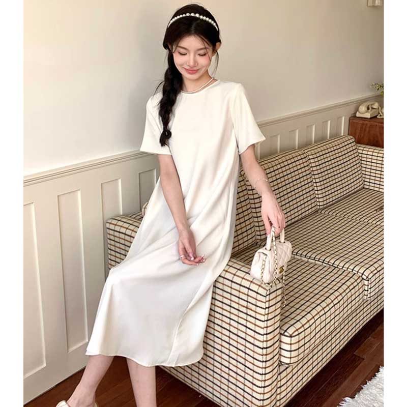 シンプルTシャツワンピース(2colors)