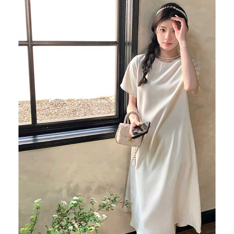 シンプルTシャツワンピース(2colors)