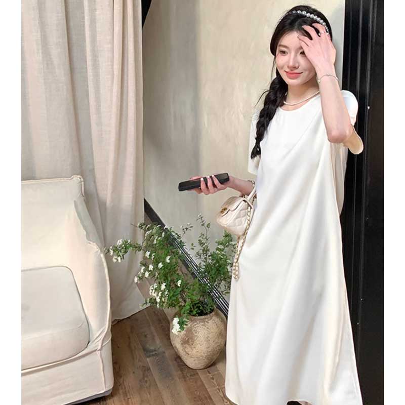 シンプルTシャツワンピース(2colors)
