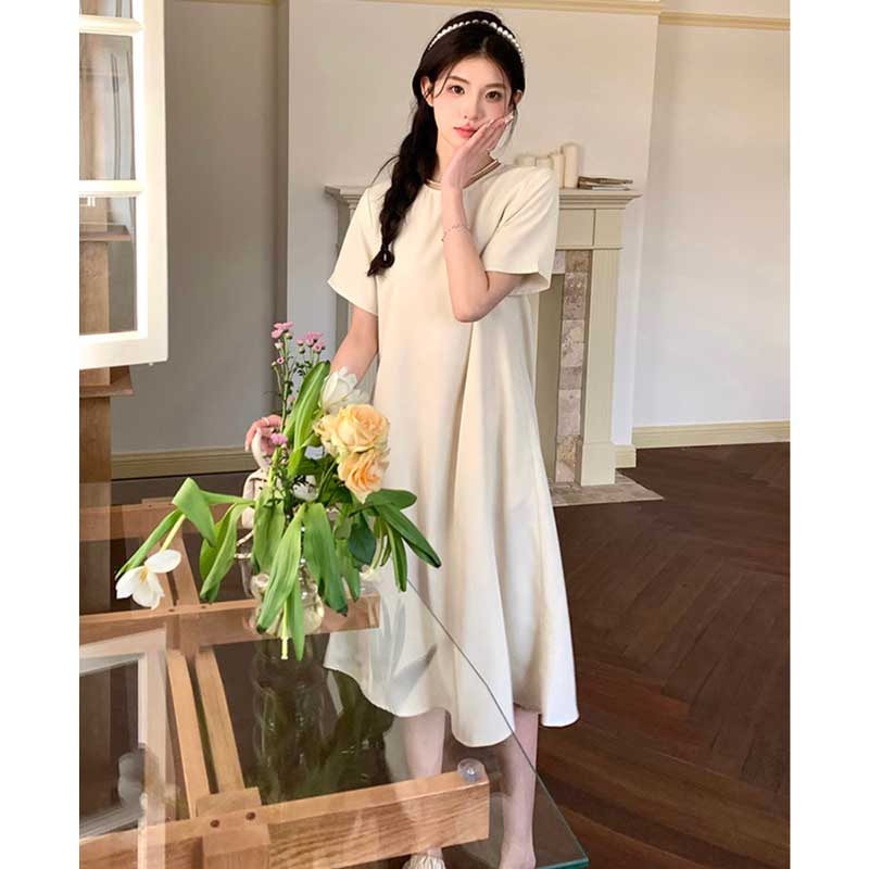 シンプルTシャツワンピース(2colors)