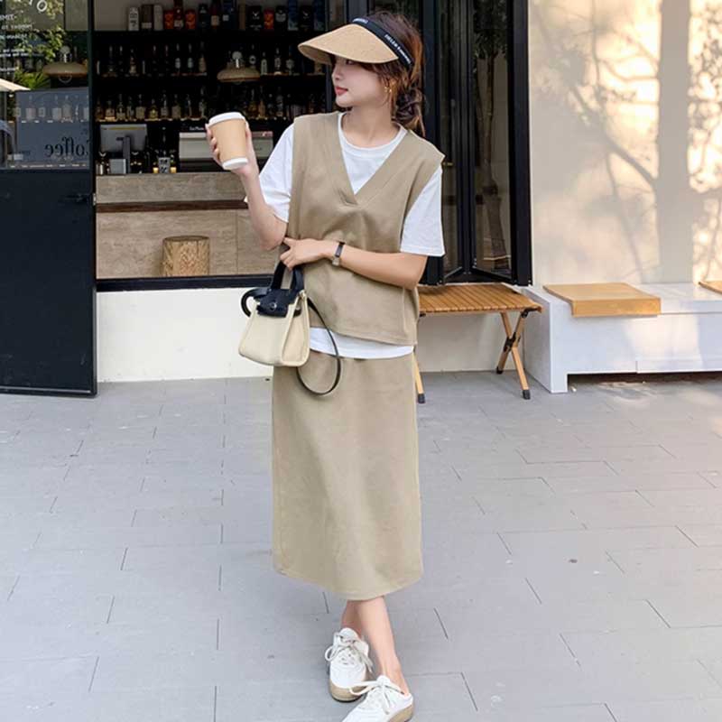 リラックスベストセットアップ