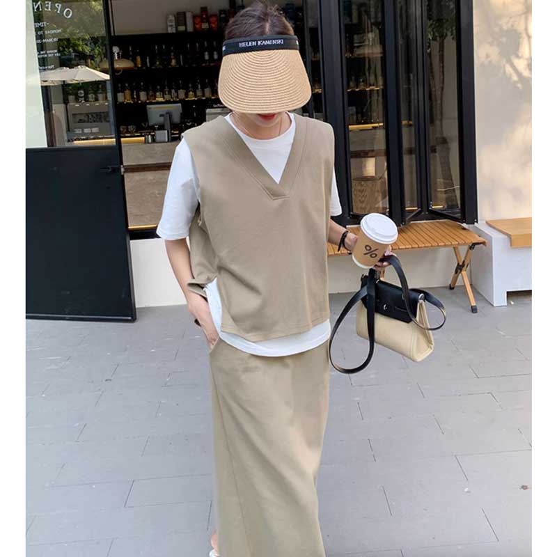 リラックスベストセットアップ