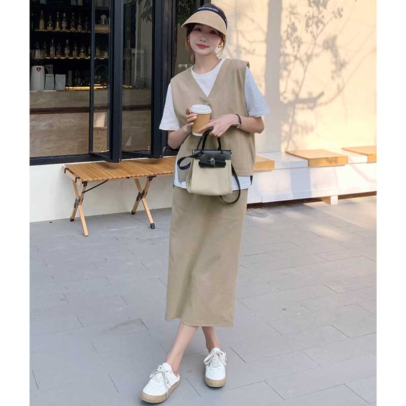 リラックスベストセットアップ