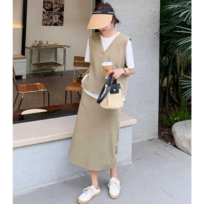 リラックスベストセットアップ