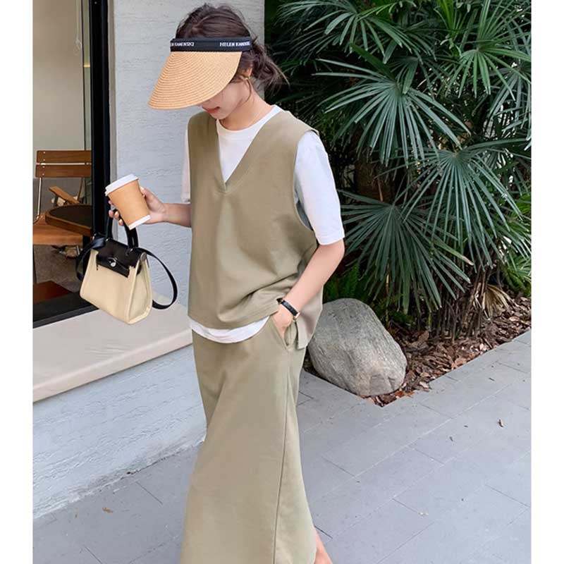 リラックスベストセットアップ