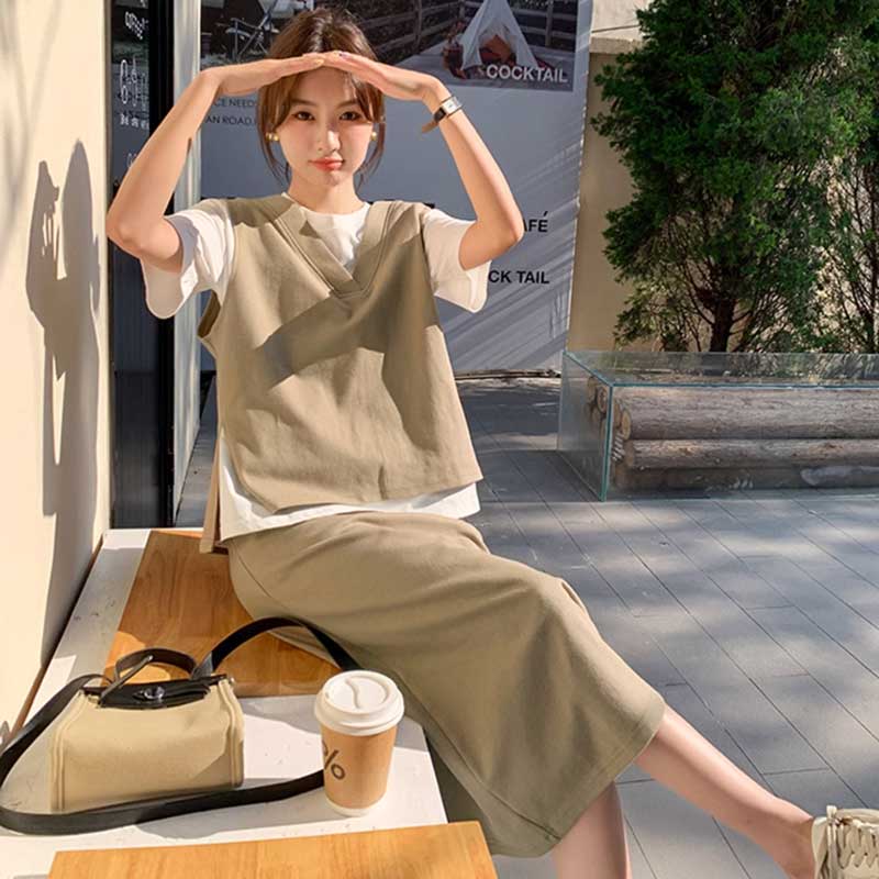 リラックスベストセットアップ