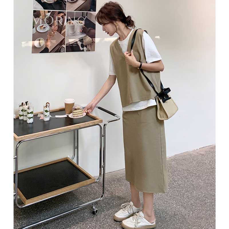 リラックスベストセットアップ