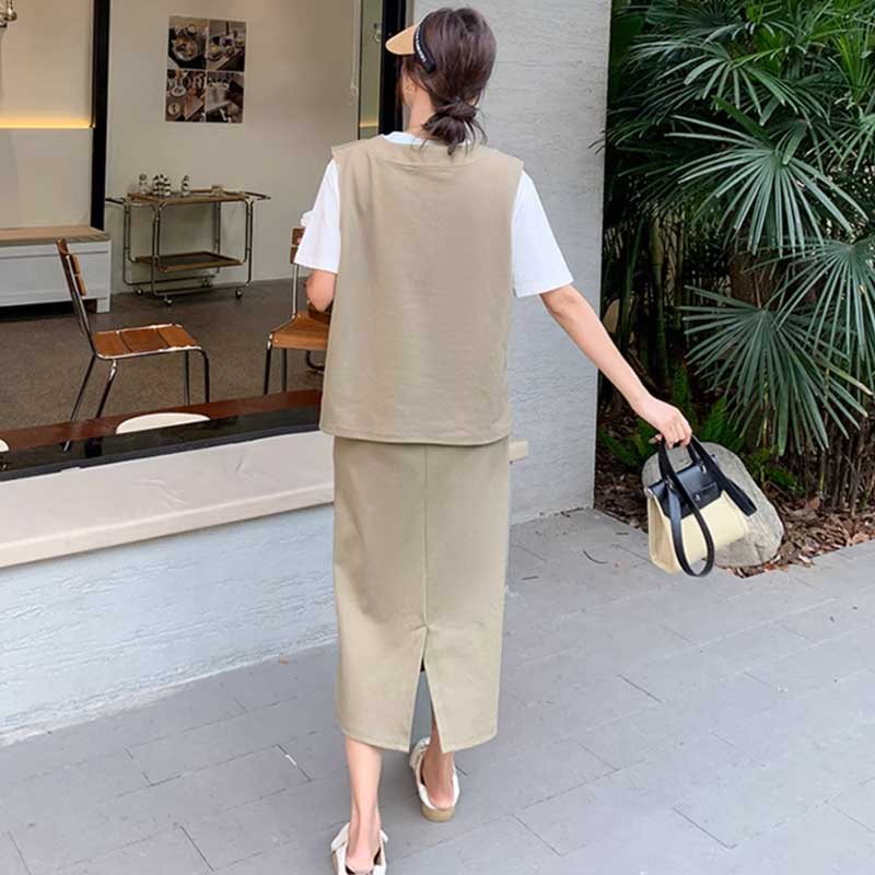 リラックスベストセットアップ