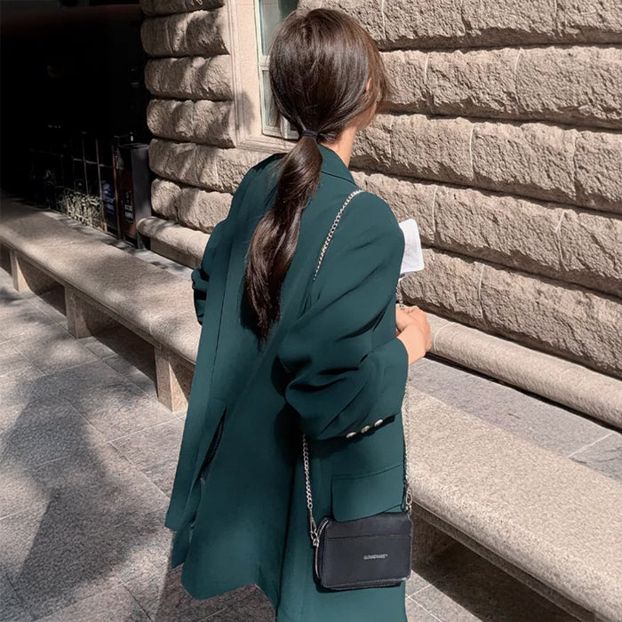 ダークグリーンセットアップスーツ