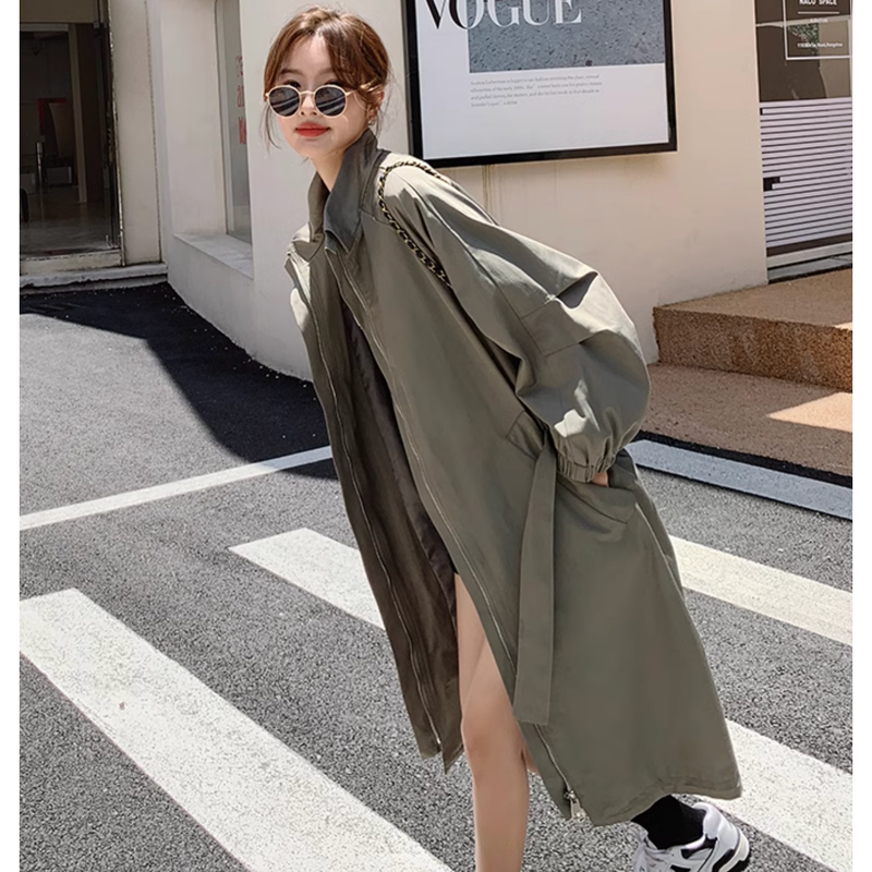 オーバーサイズミリタリーコート