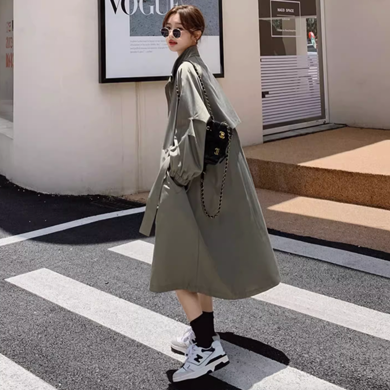 オーバーサイズミリタリーコート